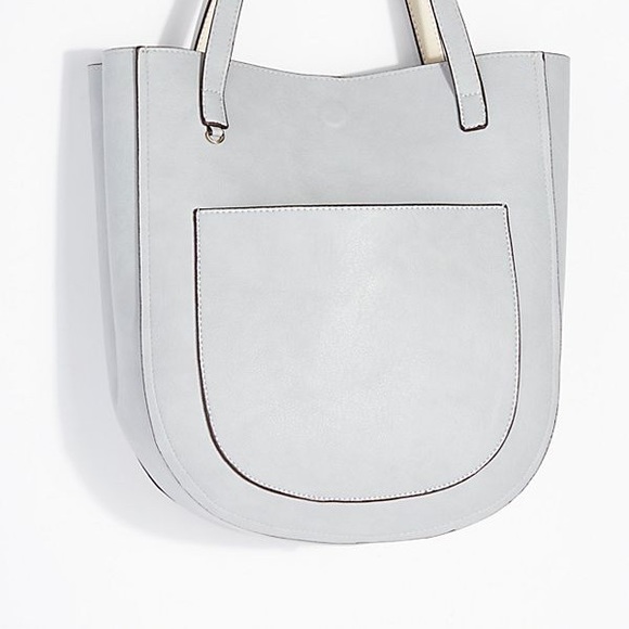 Free People reversible Half Moon Tote - Picture 5 of 8